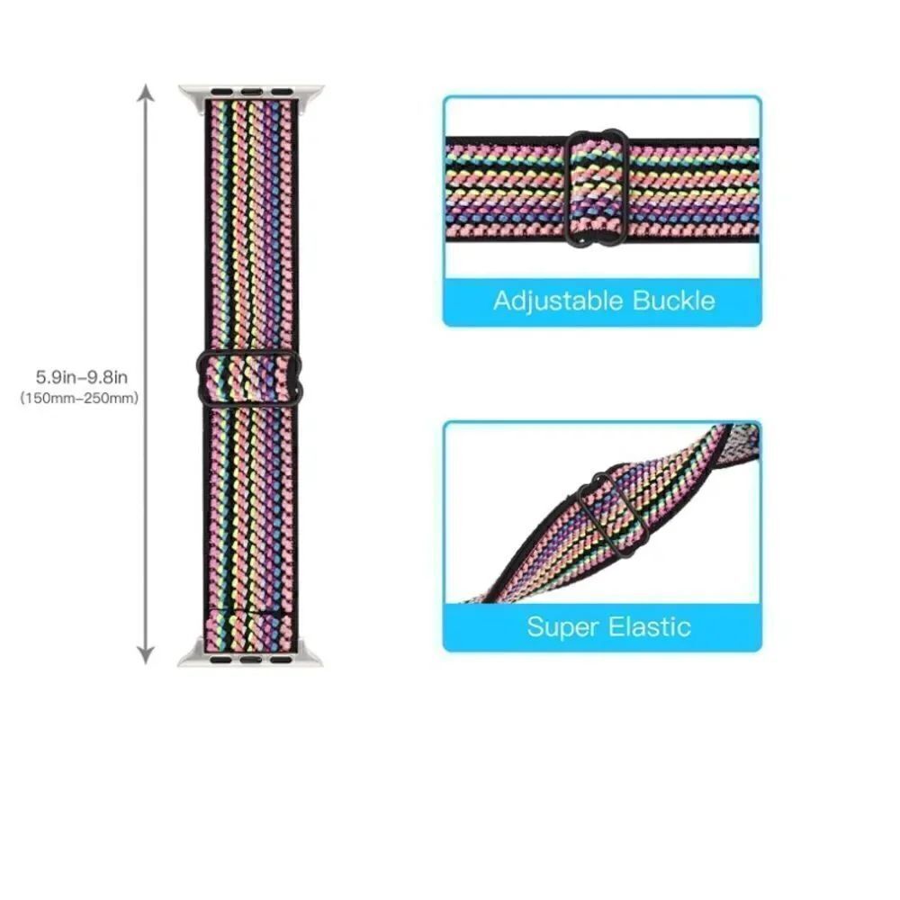 Colorful Stretchy Loop Band for Apple Watch - Picture 2 of 4